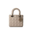 Small Lady Dior Beige Cannage Lambskin Bag - Image 20