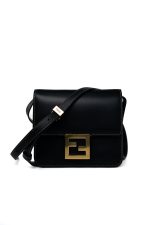 Fendi Fab Black Shoulder Bag Gold Hardware - Image 20