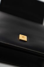 Fendi Fab Black Shoulder Bag Gold Hardware - Image 19