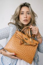 Kelly Sellier 28 Natural Ostrich Gold Plated (Y) Stamp - Image 6