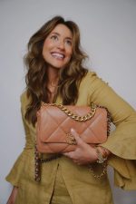 21K Caramel Lambskin Quilted 19 Flap Small MHW - Image 6