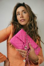 22K Pink Caviar Quilted Classic Flap Medium Light Gold Hardware - Image 2
