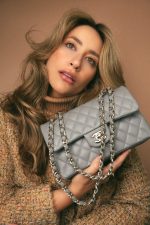 20C Grey Caviar Quilted Classic Flap Small LGHW - Image 2