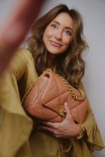 21K Caramel Lambskin Quilted 19 Flap Small MHW - Image 2
