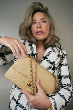 Beige Lambskin Quilted Classic Flap Medium GHW - Image 2