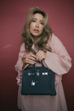 Birkin 25 Bleu Nuit / Bleu De Nord Togo Palladium Plated W Stamp - Image 2