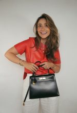 Vintage Kelly Sellier 28 Black Box Calfskin Gold Plated (Y) Stamp - Image 6