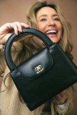 Black Caviar Quilted Kelly Shopper Gold Hardware - Image 6