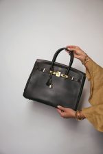 Birkin 35 Havane Gulliver Gold Plated [B] Stamp - Image 10