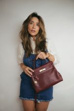 Birkin 25 Rouge H Swift Gold Plated Y Stamp - Image 6