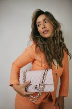 21S Light Pink Caviar Quilted Classic Flap Medium Light Gold Hardware - Image 6