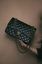 Black Caviar Quilted Jumbo Classic Flap Gold Hardware - Image 10
