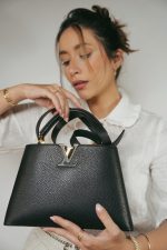 Louis Vuitton Black Taurillon Capucines BB - Image 2