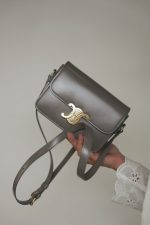 Celine Pebble Shiny Calfskin Triomph Teen Bag - Image 10