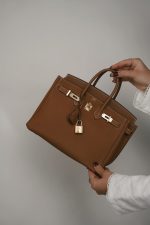Birkin 25 Gold Veau Togo Gold Plated Y Stamp - Image 10