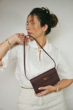 Kelly Wallet To Go Bordeaux Epsom Gold Plated U Stamp - Image 10