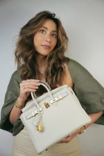 Birkin 25 Beton Veau Togo Gold Plated C Stamp - Image 6