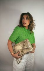 Gold Python Jumbo Classic Flap Light Gold Hardware - Image 6