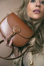 Dior Caramel Calfskin Bobby Bag Medium Gold Hardware - Image 10
