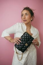 Black Lambskin Quilted Pillow Crush Single Flap Bag Aged Gold Hardware - Image 10