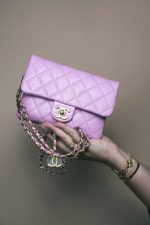 22S Pink Caviar Quilted ‘Pick Me Up’ Belt Bag Aged Gold Hardware - Image 10