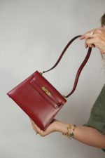 Mini Kelly 20 Rouge H Box Calfskin Gold Plated R Circle Stamp - Image 20