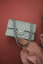 Blue Caviar Quilted Classic Flap Small Silver Hardware - Image 10