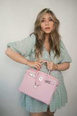 Birkin 30 Mauve Sylvestre Veau Epsom Palladium Plated Z Stamp - Image 2