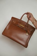 Birkin 35 Noisette Gold Plated [G] Stamp - Image 10