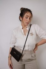 Kelly Wallet To Go Black Chamkila Electrum Plated W Stamp - Image 6