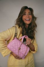 23P Lilac/ Pink Caviar Quilted Small Coco Chain Handle Aged Gold Hardware - Image 2