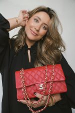 22P Red Caviar Quilted Medium Classic Flap Light Gold Hardware - Image 6