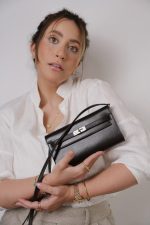 Kelly Wallet To Go Black Chamkila Electrum Plated W Stamp - Image 2