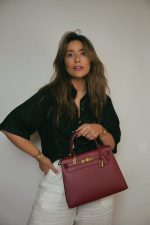 Kelly Sellier 28 Rouge Grenat Epsom Gold Plated C Stamp - Image 6