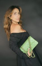 Green Caviar Quilted Classic Flap Small Light Gold Hardware - Image 6