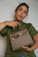 Kelly 25 Sellier Etoupe Veau Epsom Gold Plated Z Stamp - Image 2