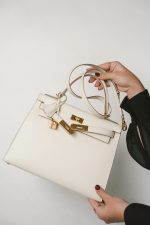 Kelly Sellier 28 Craie Veau Epsom Gold Plated D Stamp - Image 10