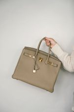 Birkin 35 Beige Marfa Togo Gold Plated W Stamp - Image 10