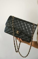 Black Jumbo Caviar Quilted Classic Flap GHW - Image 10