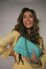 24C Tiffany Blue / Turquoise Caviar Quilted Classic Flap Medium Light Gold Hardware - Image 2