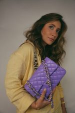 20S Purple Caviar Quilted Classic Flap Small LGHW - Image 6