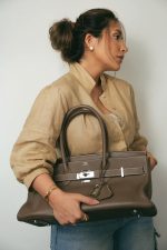 Shoulder Birkin 42 Etoupe Togo Palladium Plated [M] Stamp - Image 6