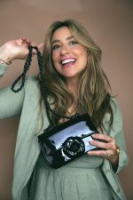 Black Patent Camellia Single Flap Bag Black Hardware - Image 2