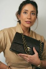 Brown Lambskin Quilted Classic Flap Medium Gold Hardware - Image 2
