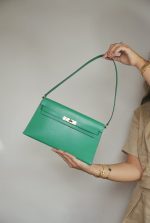 Kelly Elan Menthe Chevre Chamkila Gold Plated W Stamp - Image 10