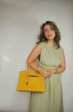 Birkin 30 Jaune Ambre Veau Togo Gold Plated C Stamp - Image 6