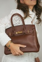 Birkin 30 Brown Ardennes Marron Plated [B] Stamp - Image 6