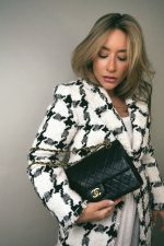Black Lambskin Quilted Medium Double Flap Bag GHW - Image 2