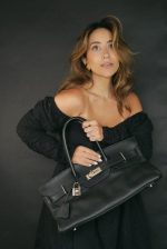 Shoulder Birkin 42 JPG Noir Clemence Palladium Plated [I] Stamp - Image 2