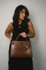 Kelly Sellier 32 Noisette Box Calfskin Palladium Plated [E] Stamp - Image 6
